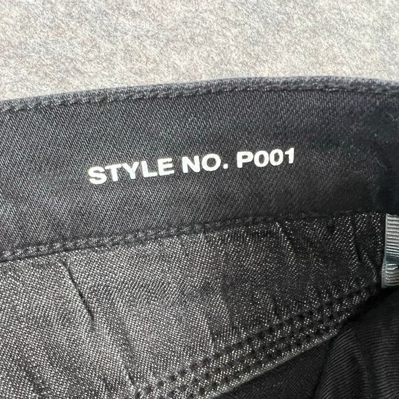 Purple Brand Men's Black Resin Knee Ripped Jean 3D Hand Painted Splatter Size 31 - Picture 8 of 13